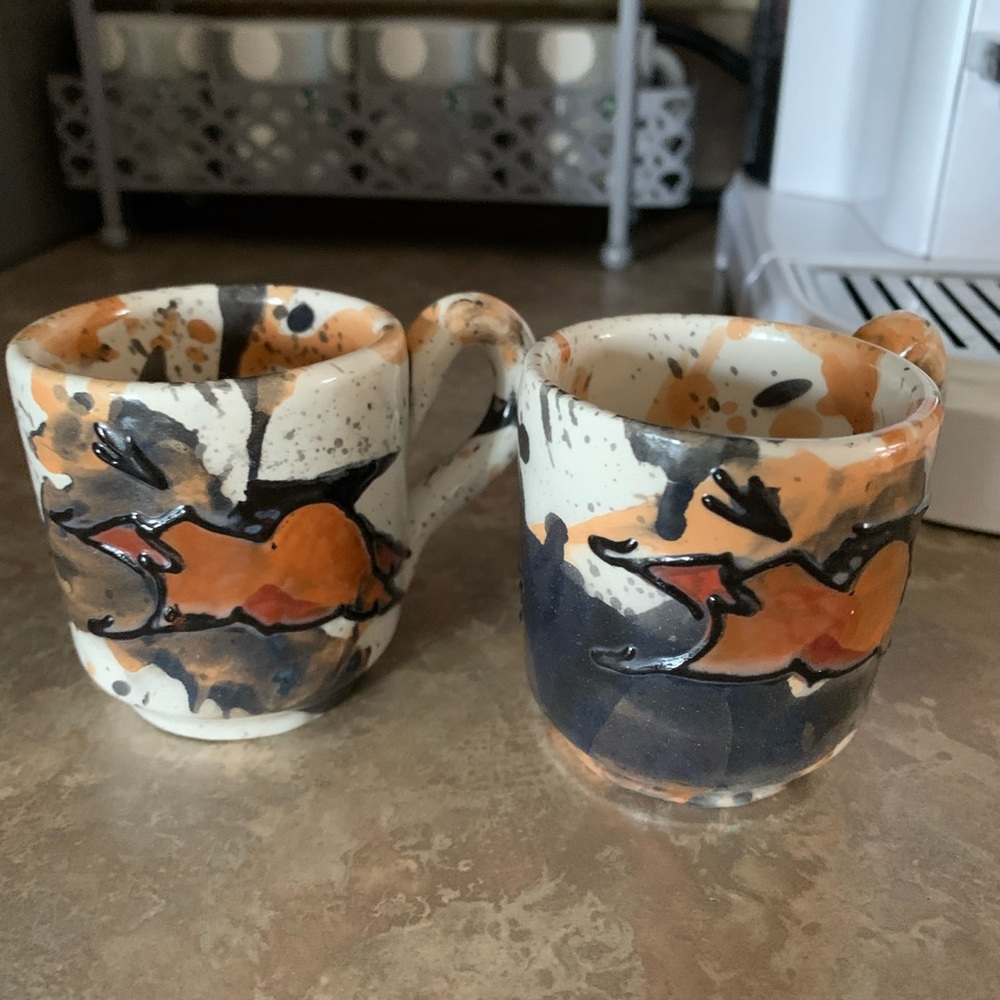 Set of 2 Ceramic Mini Nespresso Cups